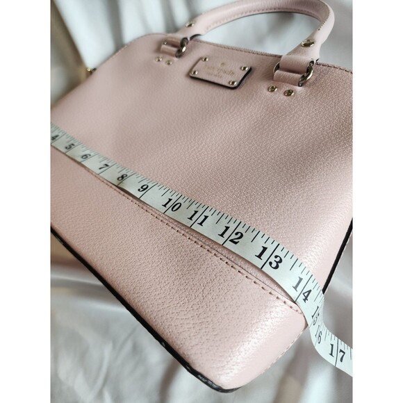 Kate Spade Wellesley Rachelle Satchel Bag Ballet Slipper Pink Leather Handbag - Picture 12 of 16